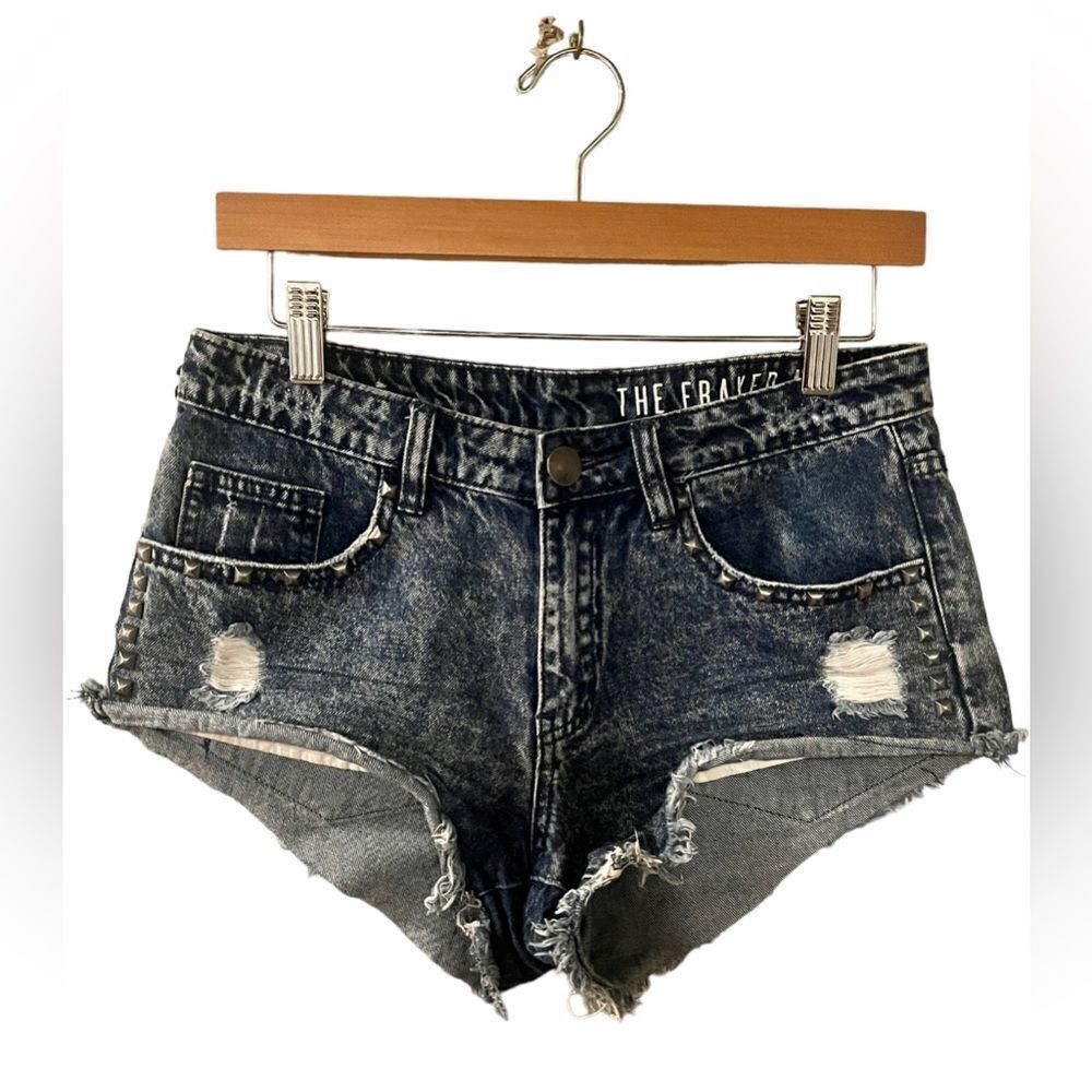 The Frayed Mid Rise Shorts